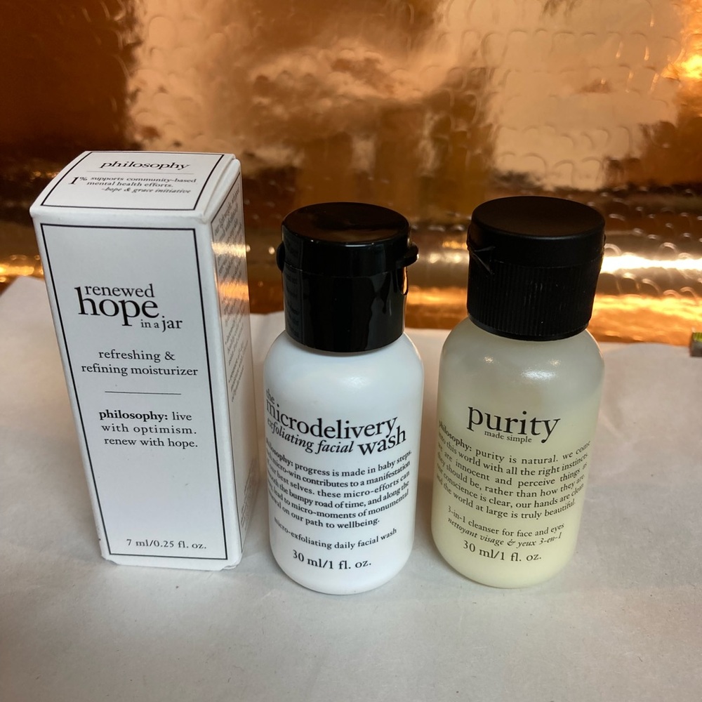 Philosophy Skincare NEW : Moisturizer, 3-in-1 Cleanser, Exfoliating Facial Wash
